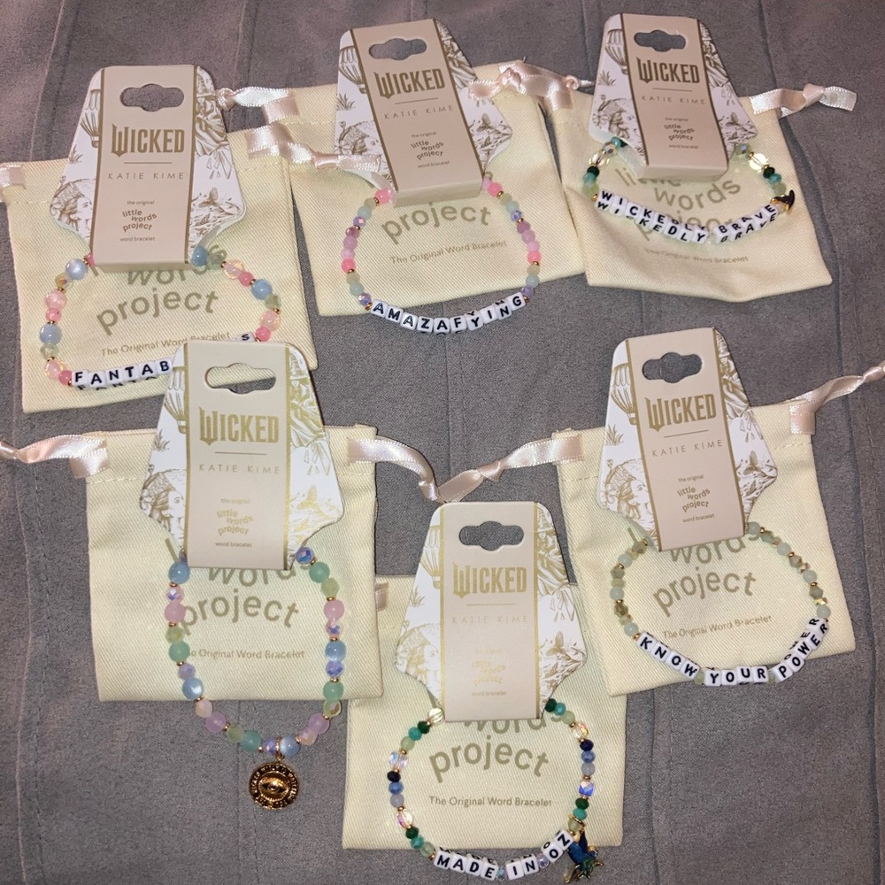 Wicked x Katie Kime Little Word Project Bracelets Set